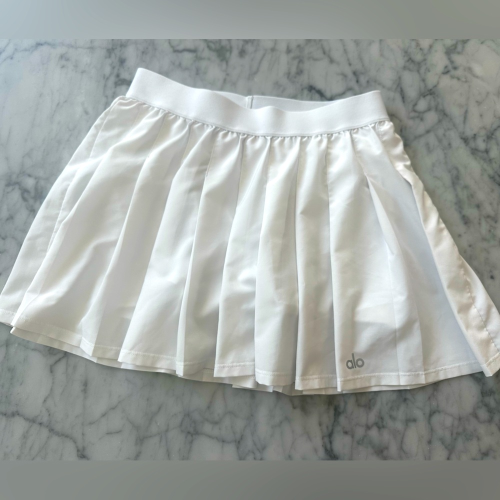 Alo Varsity Tennis Skirt XS. Perfect condition.